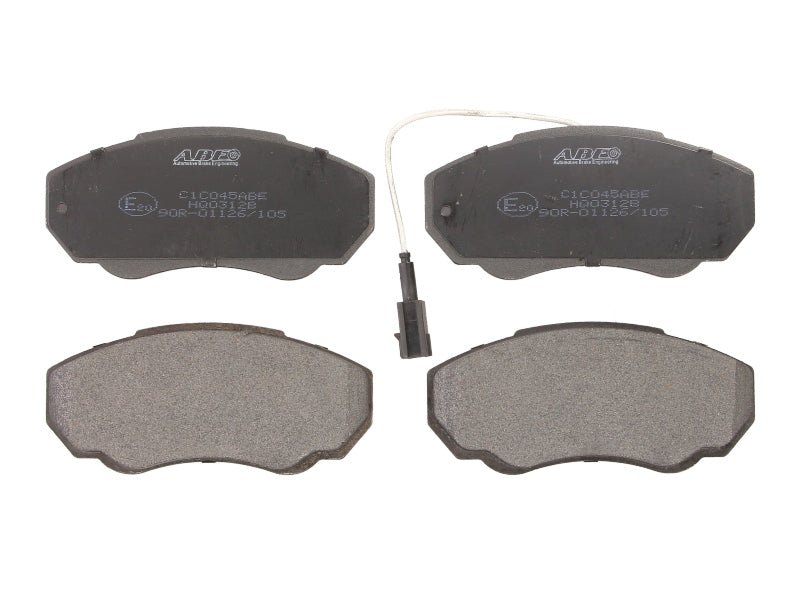 Kit 4 Pastiglie Freno Anteriori Compatibile Per Citroen Jumper (244) Dal 2002&gt; BIBA-RICAMBI