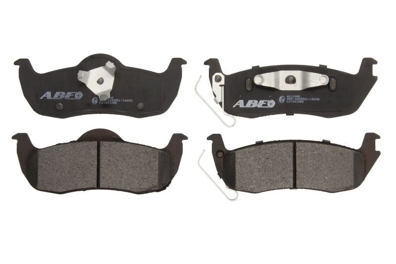 Kit 4 Pastiglie Freno Posteriori Compatibile Per Jeep Commander (XK) dal 2005-2010 BIBA-RICAMBI