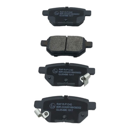 Kit 4 REAR Brake Pads Compatible For Toyota Urban Cruiser from 2009&gt;