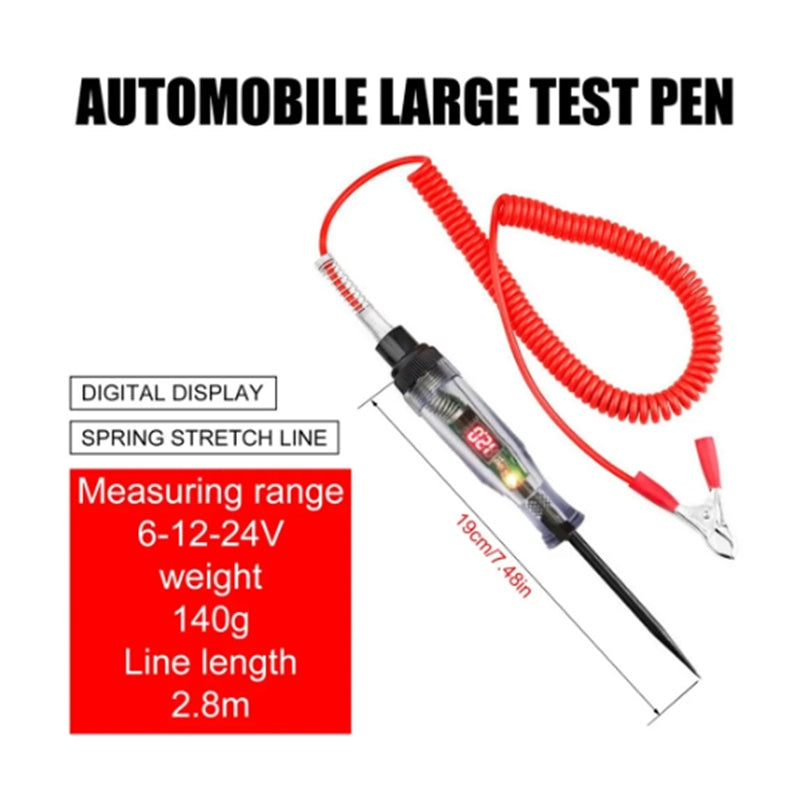 C. Tester Corrente Con Display | Tester Per Circuiti Auto 6-24V BIBA-RICAMBI