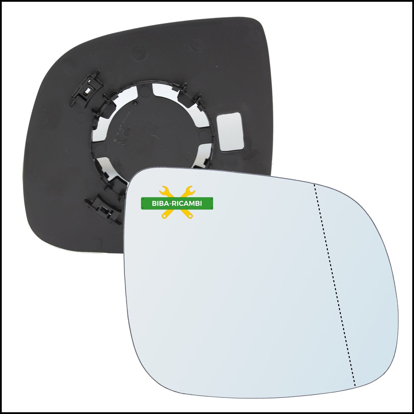 Aspherical Rearview Mirror Plate Ø 84 Right Passenger Side For Volkswagen Amarok (2HA) from 2010&gt;