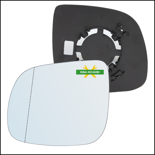 Aspherical Rearview Mirror Plate Ø 84 Left Driver Side For Volkswagen Amarok (2HA) from 2010&gt;