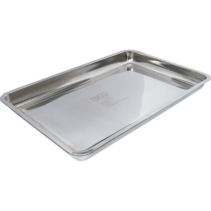 Vaschetta Raccolta Liquidi In Acciaio Inox 600x400 mm BGS7892 BIBA-RICAMBI