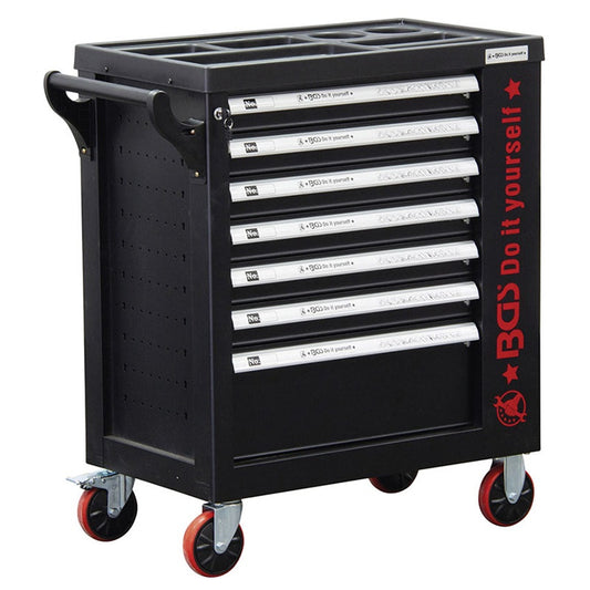 Black 7 Drawer Tool Cart (172 Tools)