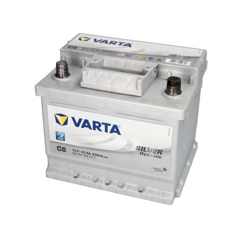 Batteria Varta 12V 52Ah Spunto 520.0 A | Polarità DX | Silver Dynamic BIBA-RICAMBI