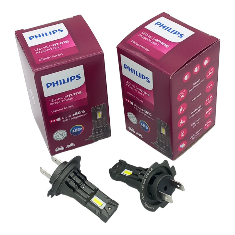 Philips Lampadine H7 Led Compatibile Per Renault Trucks Mascott dal 1999-2010