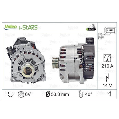 Alternatore Valeo 14V Compatibile Per Opel Grandland dal 2017>