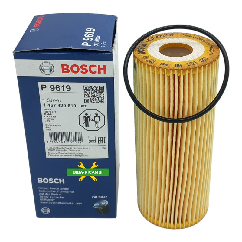 Filtro Olio Bosch Compatibile Per VW Bora I (1J2) 1.9 TDI 74KW-101CV BIBA-RICAMBI