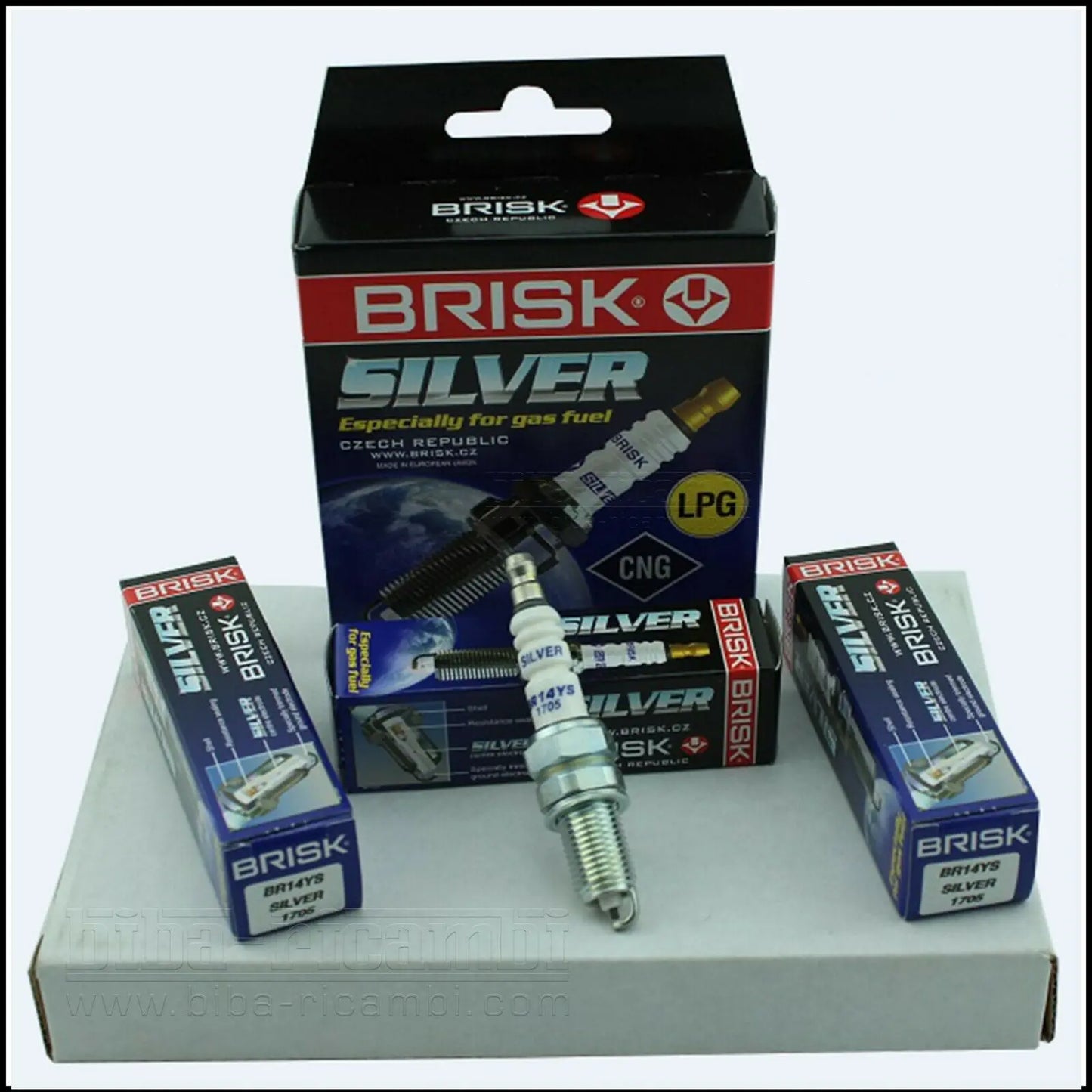 Kit 4 Candele Specifiche Gpl | Metano Adattabile Suzuki Alto (HA12, HA23) 1997-2004 BIBA-RICAMBI