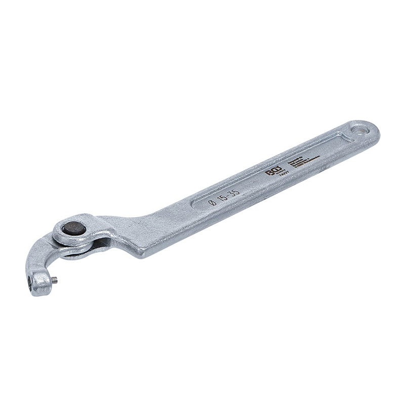 HINGED HINGE WRENCH WITH ROUND NOSE 15-35 MM ART.BGS74227