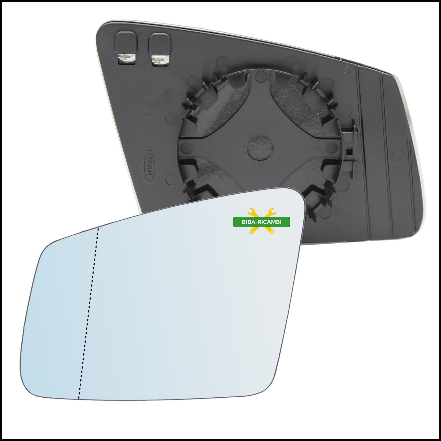 Aspherical Heat Mirror Left Driver Side For Mercedes GLK-Class (X204) from 2008-2015