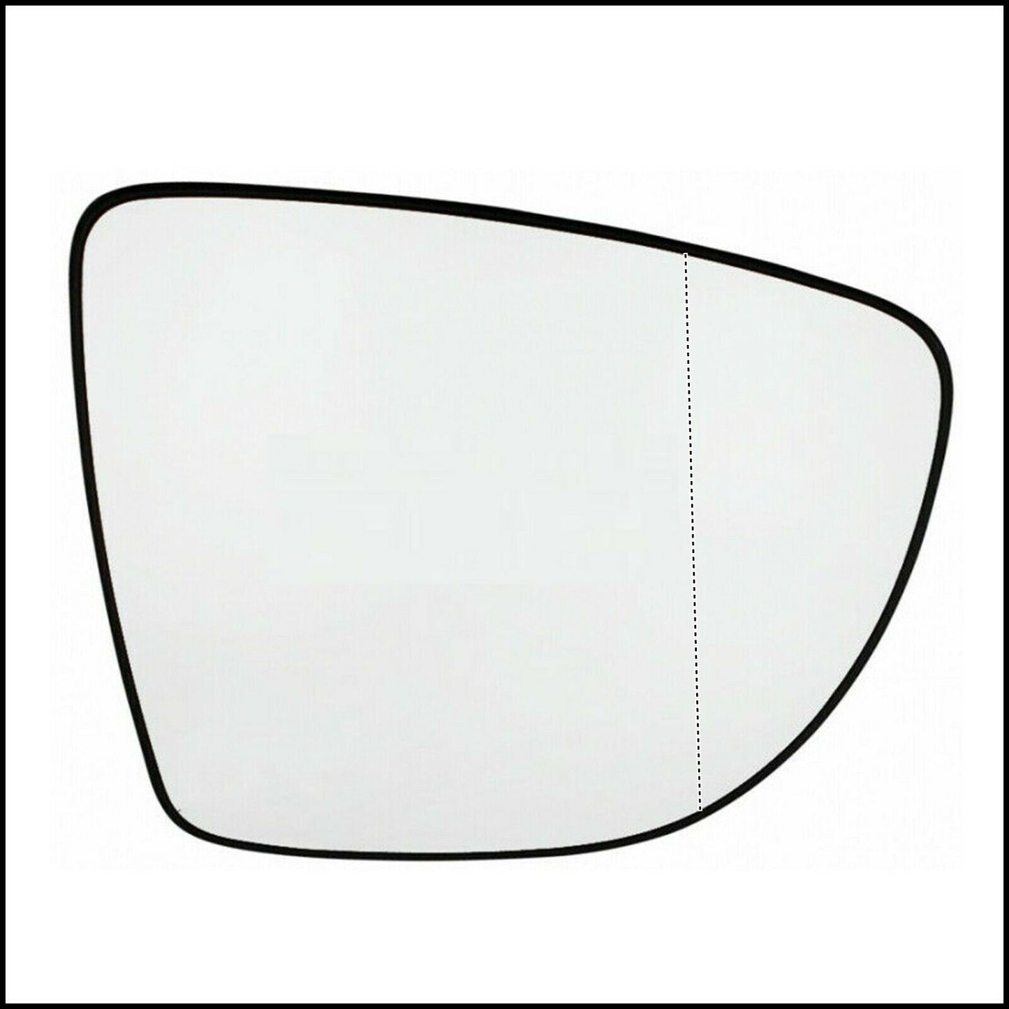 Aspherical Heated Rearview Mirror Plate Right Passenger Side Renault Clio IV (BH) from 2012&gt;