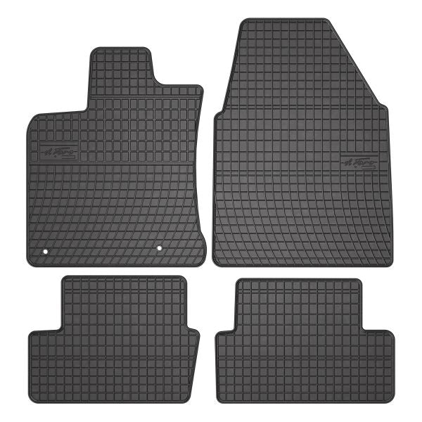 Kit 4 Tappetini In Gomma Compatibili Per Nissan Qashqai I (J10) dal 2006> BIBA-RICAMBI