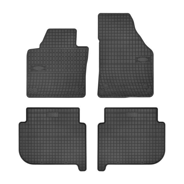 Kit 4 Tappetini In Gomma Compatibili Per VW Touran I (1T1) dal 2003> BIBA-RICAMBI