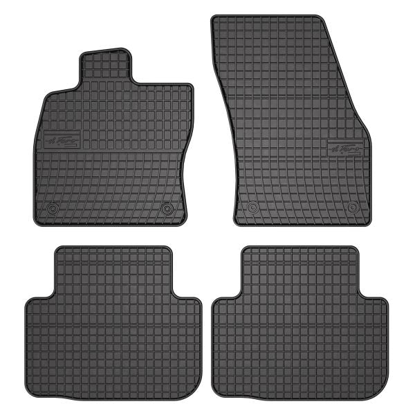 Kit 4 Tappetini In Gomma Compatibili Per VW Golf Sportsvan VII (AM1) dal 2014> BIBA-RICAMBI