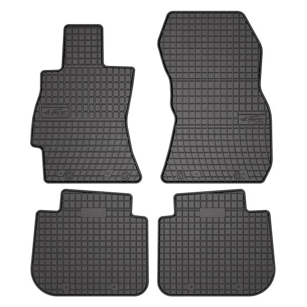 Kit 4 Tappetini In Gomma Compatibili Per Subaru Forester (SH) dal 2008> BIBA-RICAMBI