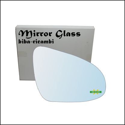 Chrome Rearview Mirror Glass Right Passenger Side For Citroen C1 II (PA) from 2014&gt;