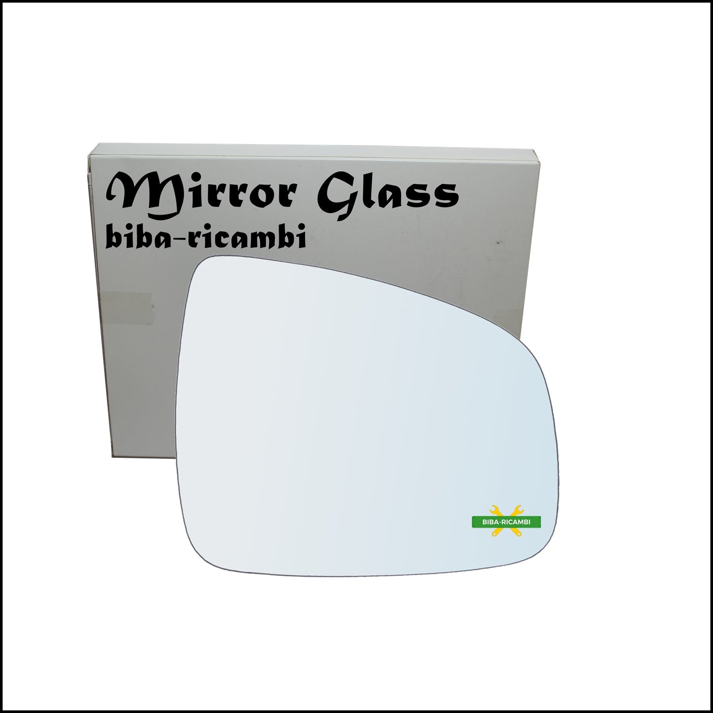 Chrome Rearview Mirror Glass Right Passenger Side For Dacia Logan II from 2012&gt;