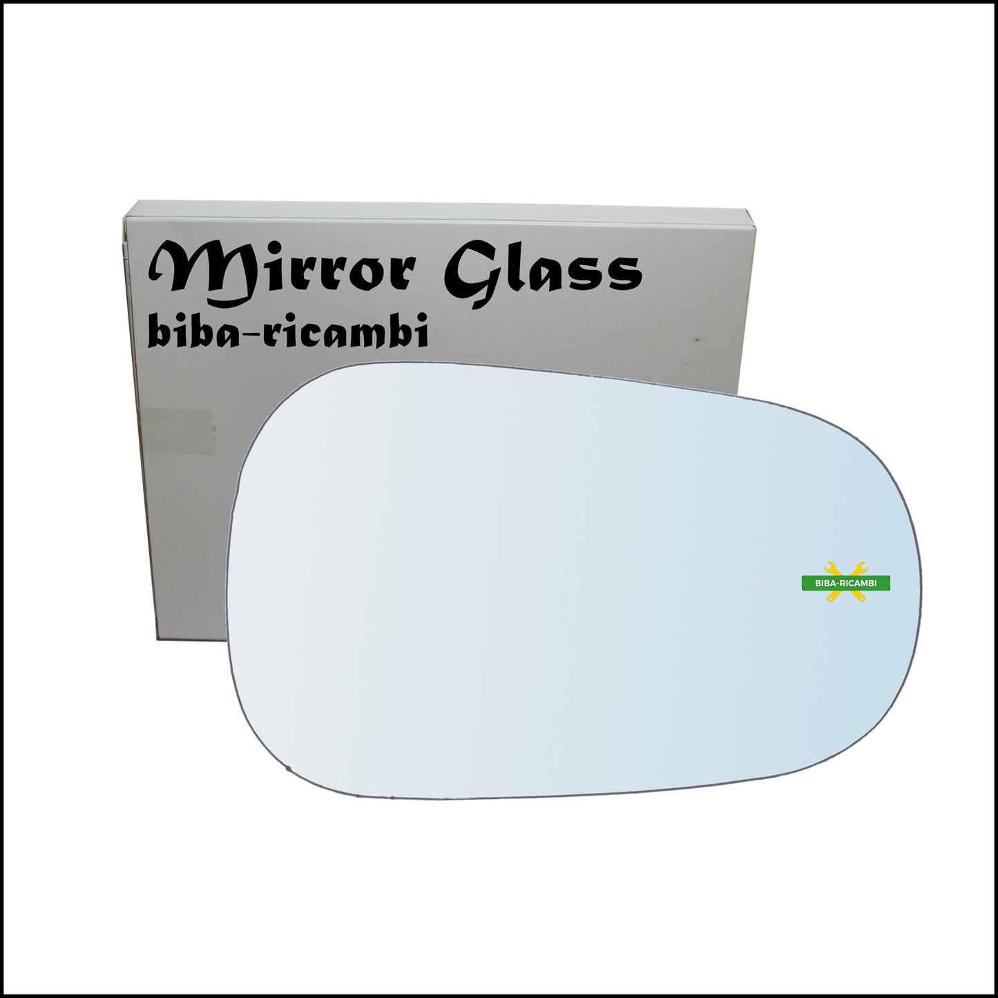 Chrome Rearview Mirror Glass Right Passenger Side For Dacia Logan I (LS) from 2004&gt;