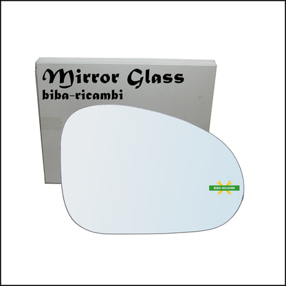 Chrome Rearview Mirror Glass Right Passenger Side For Chevrolet Matiz (M200) from 2005&gt;