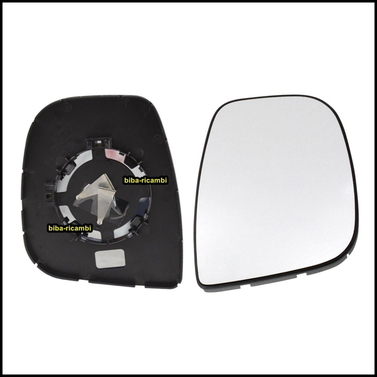 V. Rearview Mirror Plate Right Side - Passenger For Peugeot PARTNER Tepee from 2013&gt;