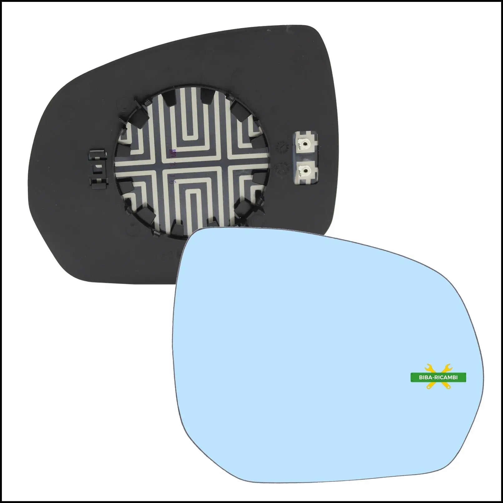 Piastra Specchio Azzurrato Termico Lato Dx-Passeggero Per Citroen C4 Grand Picasso I (UA) dal 2004-2013 BIBA-RICAMBI