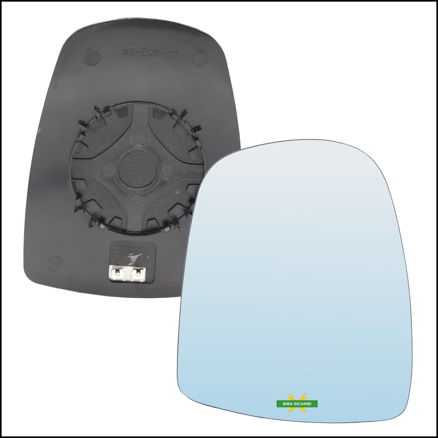 Piastra Specchio Retrovisore Termica Lato Dx-Passeggero Per Nissan Primastar (X83) dal 2002-2013 BIBA-RICAMBI