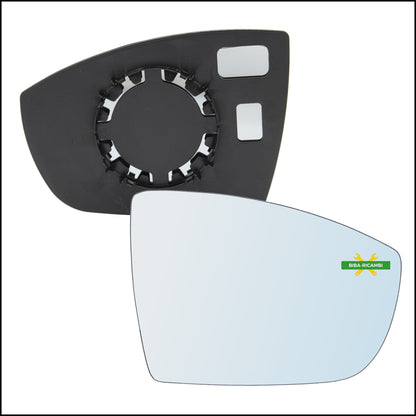 Piastra Specchio Retrovisore Lato Dx-Passeggero Per Ford C-Max II (DXA) dal 2010&gt; BIBA-RICAMBI