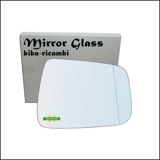 Aspherical Rearview Mirror Glass Right Passenger Side For Honda Jazz II (GD) only from 2006-2008