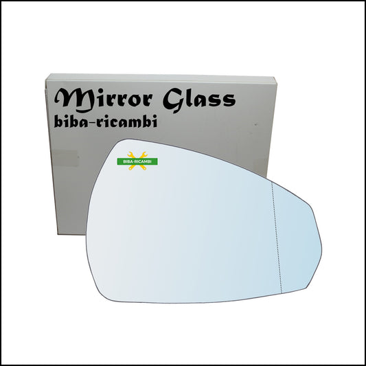 Aspherical Rearview Mirror Glass Right Passenger Side For Audi A3 III (8V) from 2012&gt;