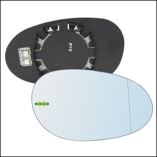 Piastra Specchio Retrovisore Termica Asferica Lato Dx-Passeggero Per Smart Fortwo I (450) dal 2004-2007 BIBA-RICAMBI