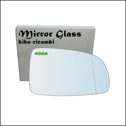 Aspherical Rearview Mirror Glass Right Passenger Side For Chevrolet Aveo (T250, T255) only from 2007-2010