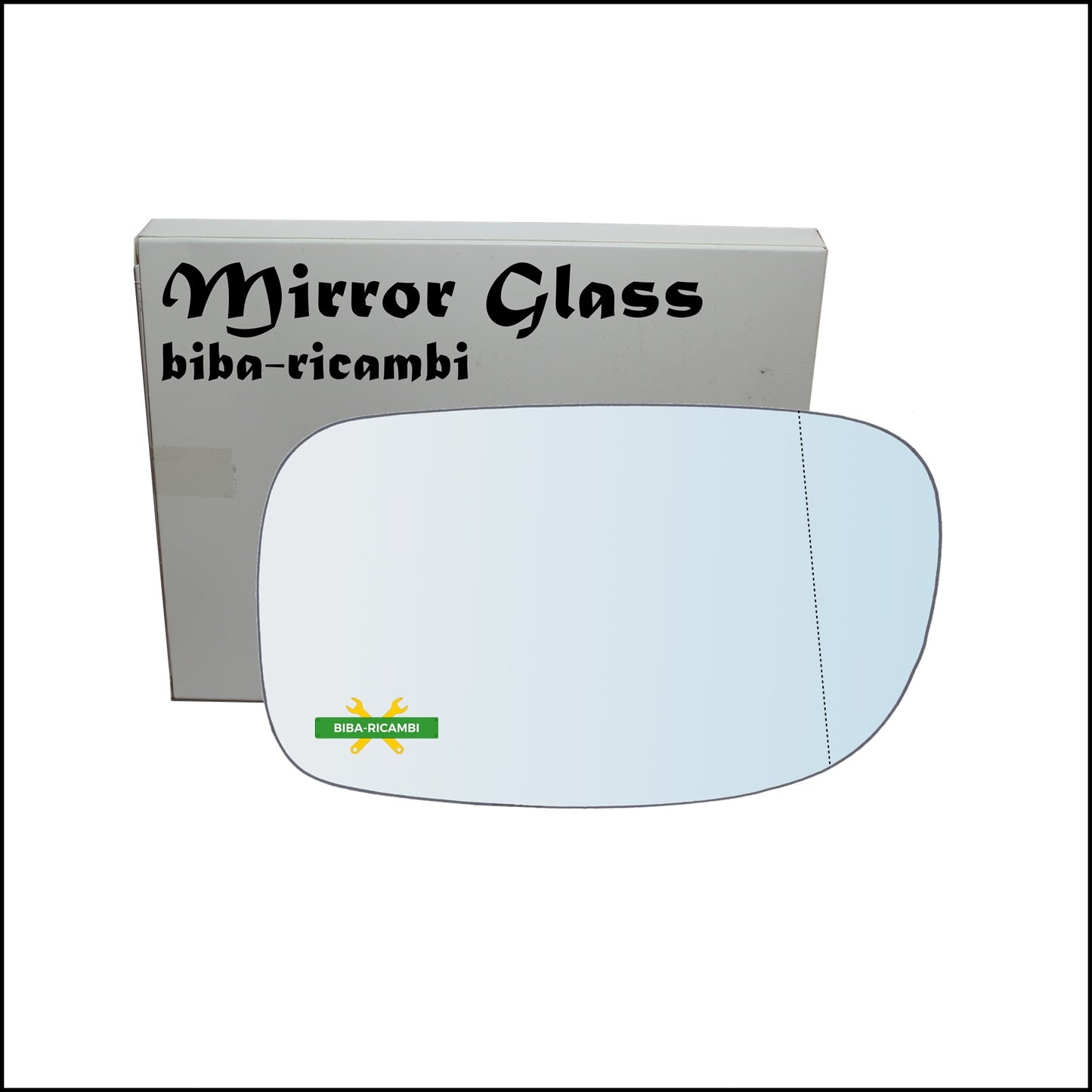 Aspherical Rearview Mirror Glass Right Passenger Side For Tata Indica from 1998-2007