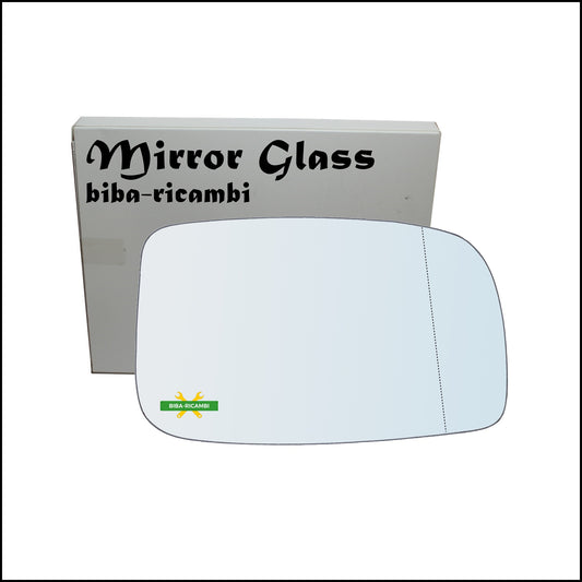 Aspherical Rearview Mirror Glass Right Passenger Side For Subaru Justy IV from 2007-2010