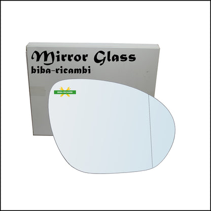 Aspherical Rearview Mirror Glass Right Passenger Side For Nissan Cube (Z12) from 2007&gt;