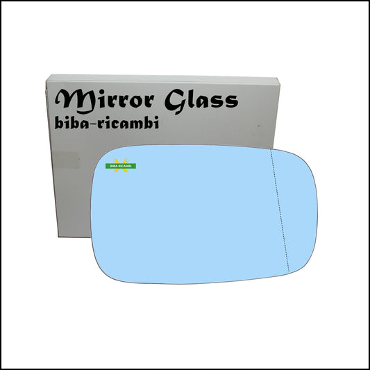 Aspherical Blue Rearview Mirror Glass Right Passenger Side For Renault Vel Satis (BJ0) from 2002&gt;