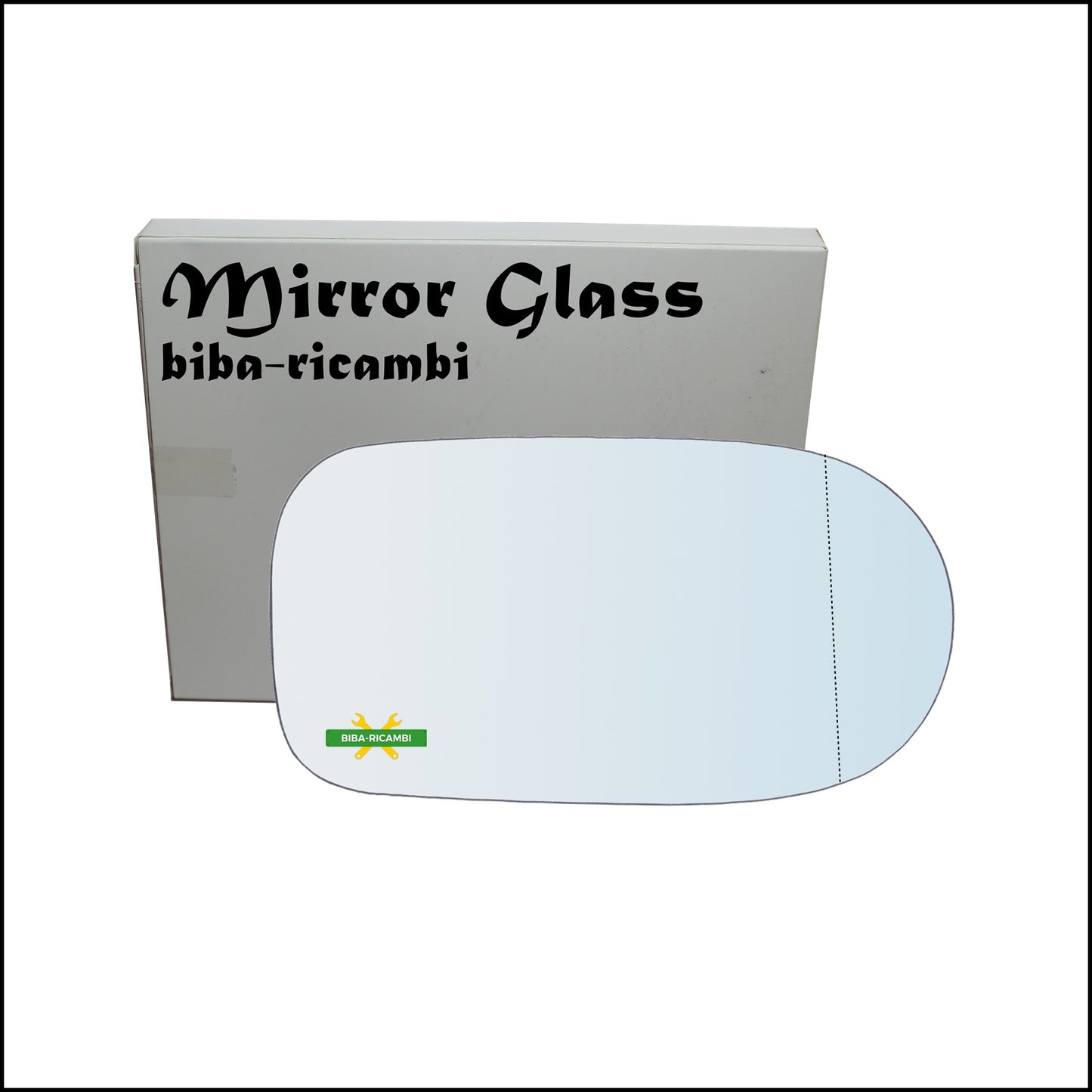 Aspherical Rearview Mirror Glass Right Passenger Side For Fiat Palio Restyling from 2002-2006