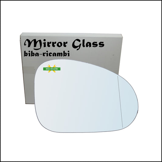 Aspherical Rearview Mirror Glass Right Passenger Side For Chevrolet Matiz (M200) from 2005&gt;