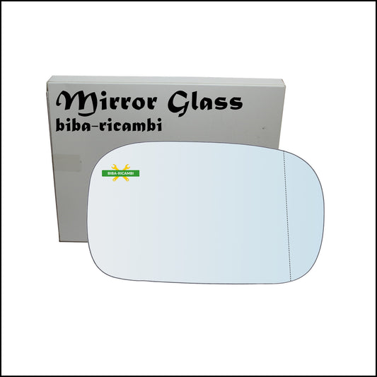 Aspherical Rearview Mirror Glass Right Passenger Side For Kia Sportage II (JE) from 2004&gt;