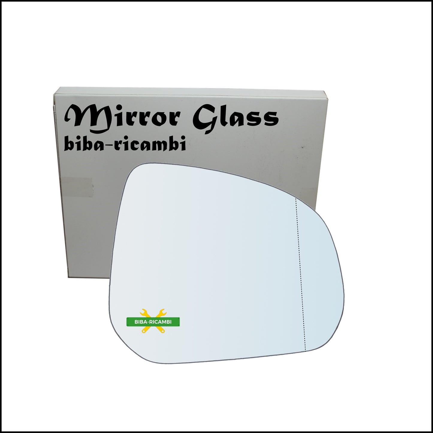 Aspherical Rearview Mirror Glass Right Passenger Side For Nissan Pixo (UA0) from 2009&gt;