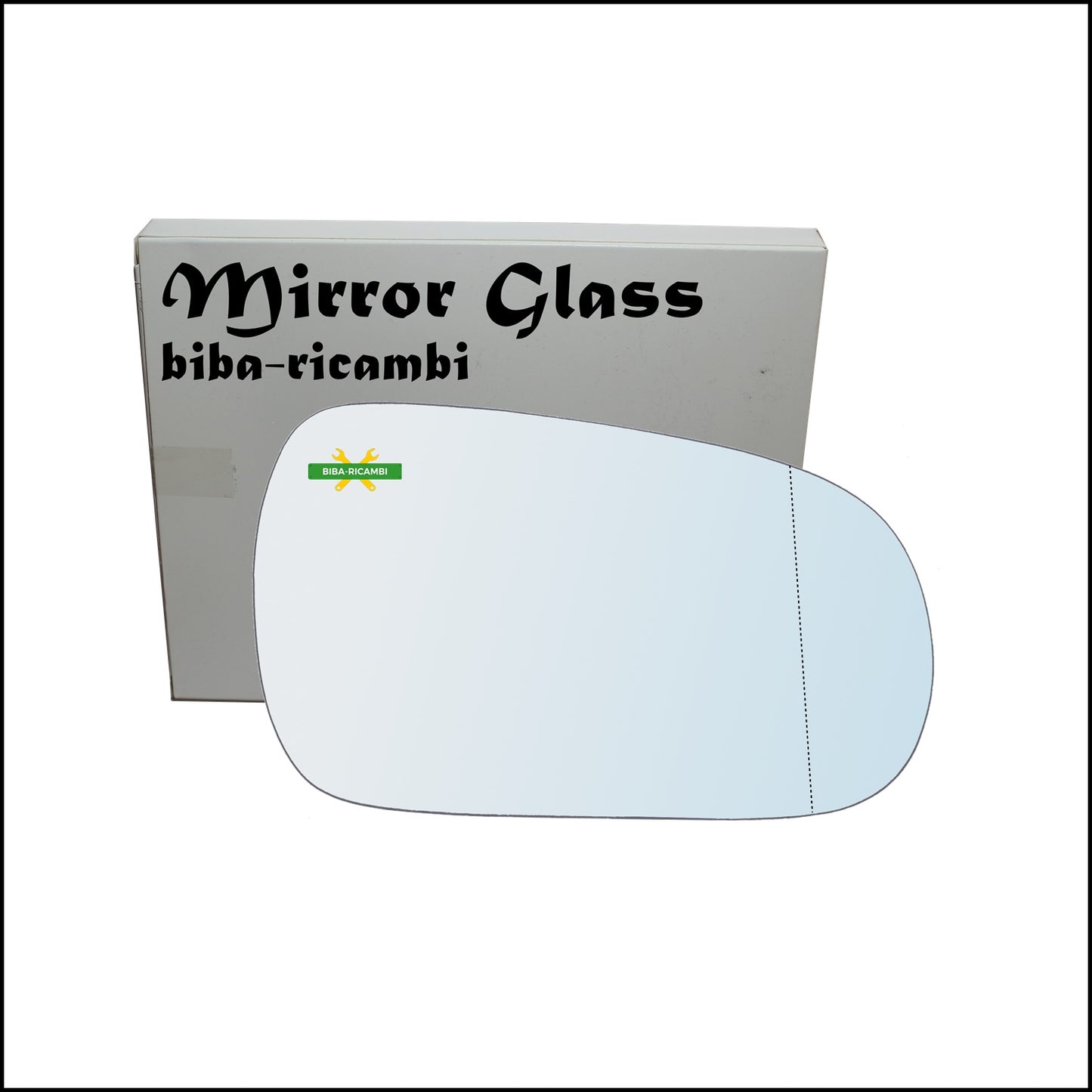 Aspherical Chrome Rearview Mirror Glass Right Passenger Side For Honda Civic VI from 1996-2001