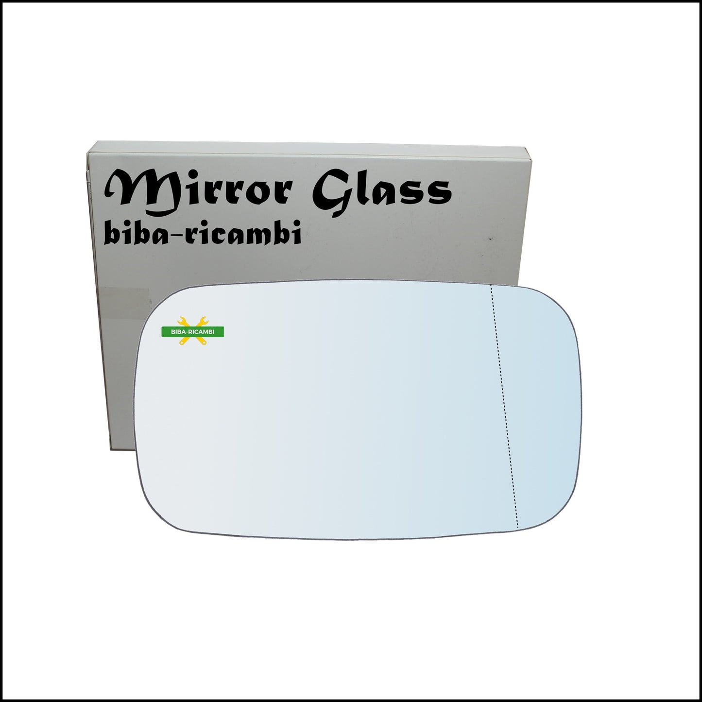 Aspherical Chrome Rearview Mirror Glass Right Passenger Side For Fiat Palio (178) from 1996&gt;