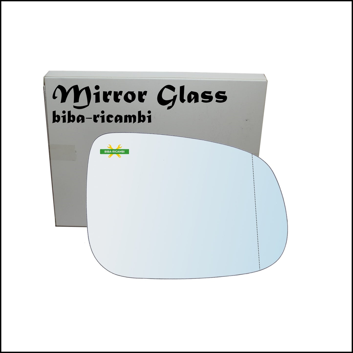 Aspherical Chrome Rear View Mirror Glass Right Passenger Side For Volvo S40 II (544) only from 2007-2012