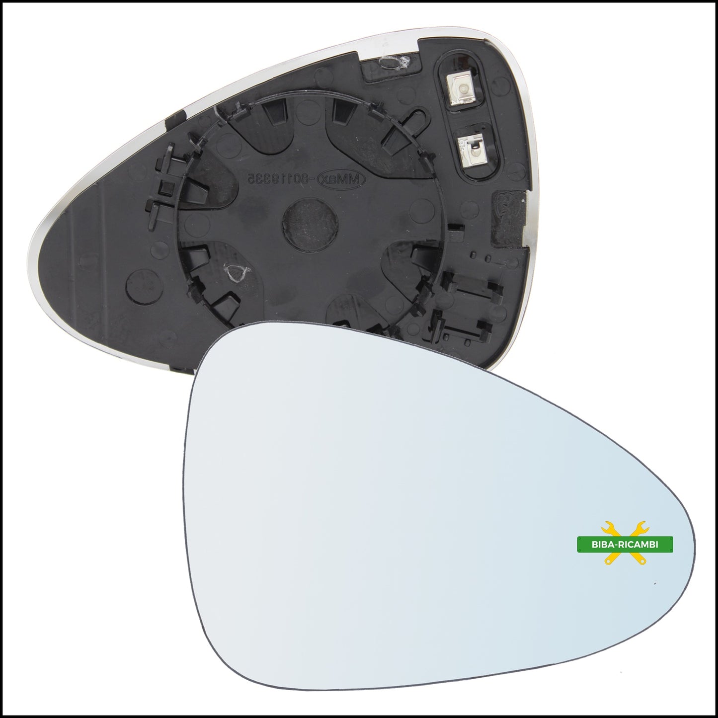 Heated Rearview Mirror Plate Passenger Side For Porsche Panamera I (970) from 2009&gt;