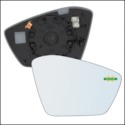 Heated Rearview Mirror Plate Right Side - Passenger For Skoda Superb III (3V) from 2015&gt;