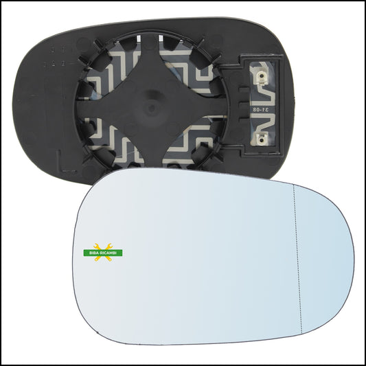 Piastra Retrovisore Termica Asferica Lato Dx-Passeggero Per Renault Clio I (B/C) dal 1990-1998