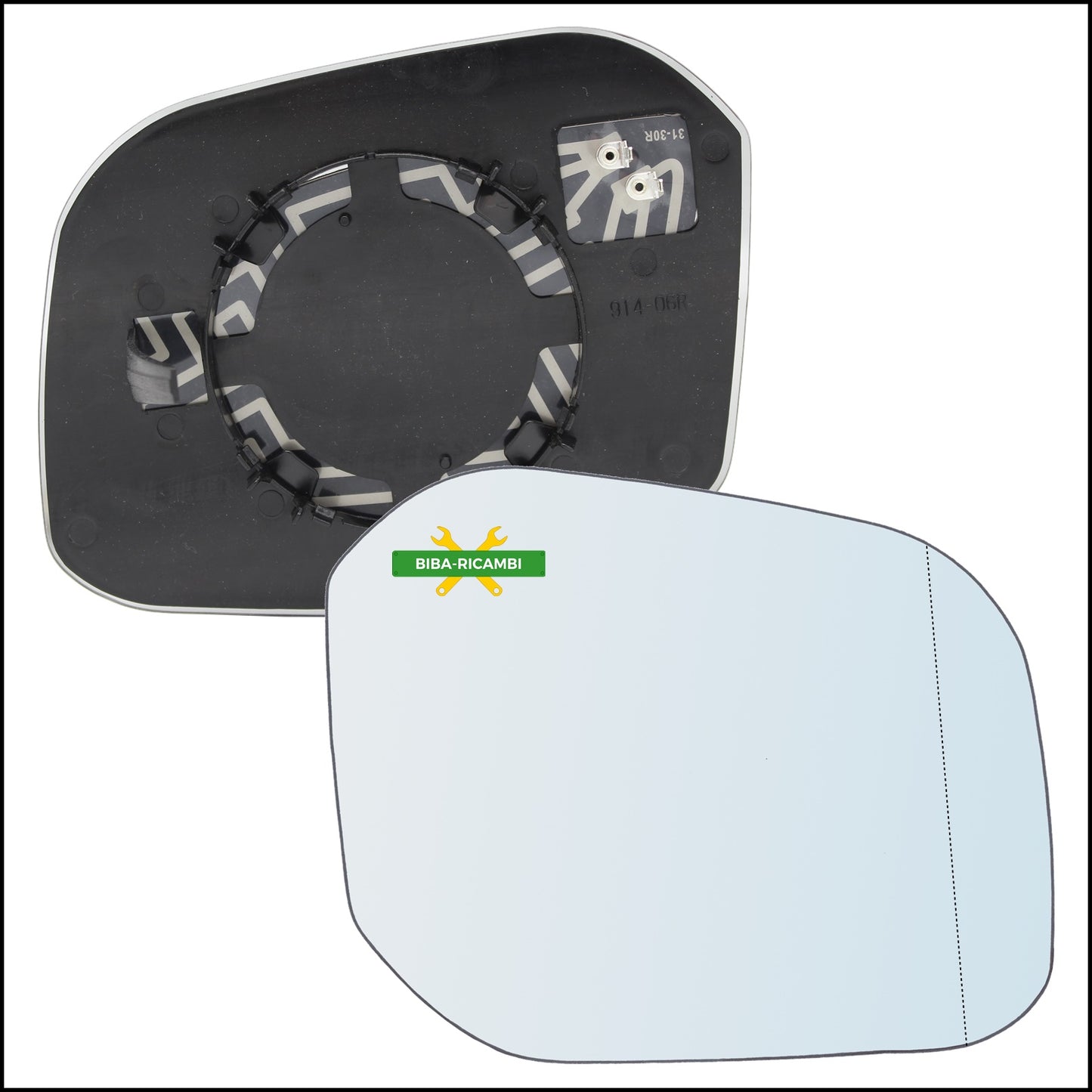 Aspherical Thermal Rearview Mirror Plate Right Side - Passenger For Volkswagen Caddy IV (SA) from 2015&gt;