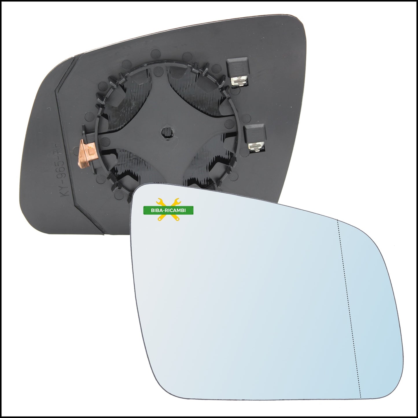 Aspherical Thermal Rearview Mirror Plate Right Side - Passenger For Mercedes C-Class (W204,S204) only from 2007-2011