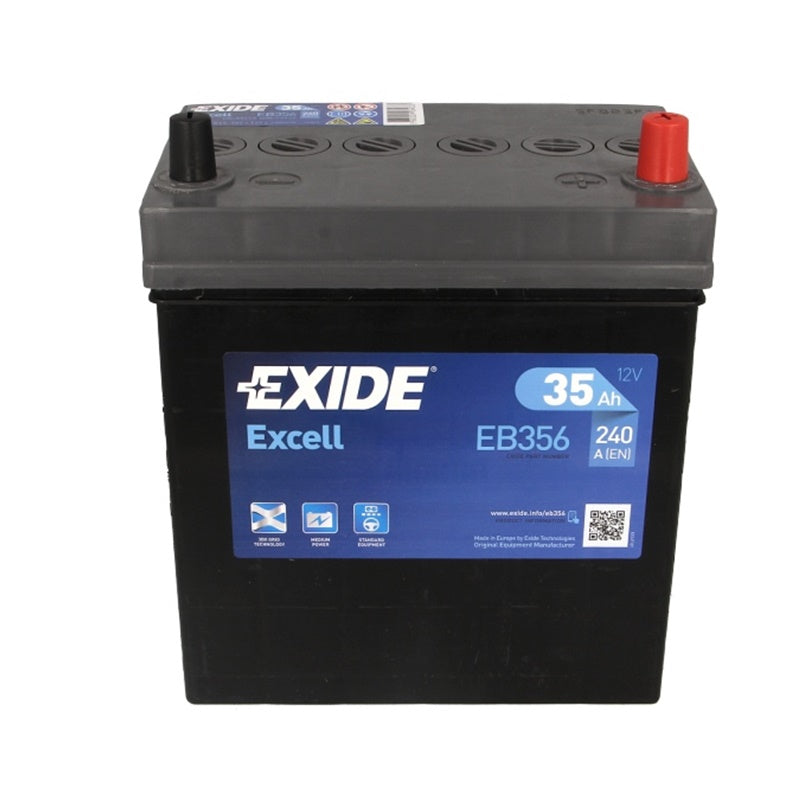 Batteria Exide 12V 35Ah Spunto 240.0 A | Polarità DX BIBA-RICAMBI