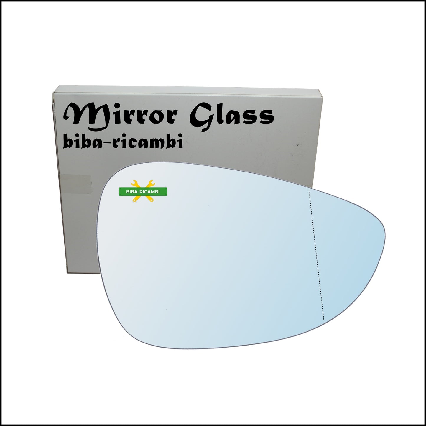 Aspherical Rearview Mirror Glass Right Passenger Side For Ford Fiesta VI (CB1) from 2008&gt;